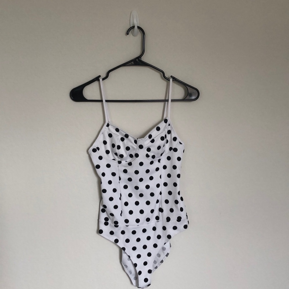 Polka Dot Bodysuit with Snaps